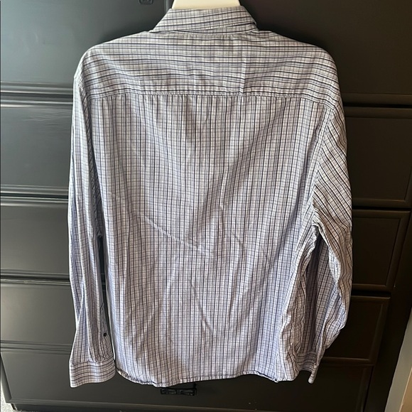 Calvin Klein Men's Plaid Button-Down Shirt - Picture 4 of 4